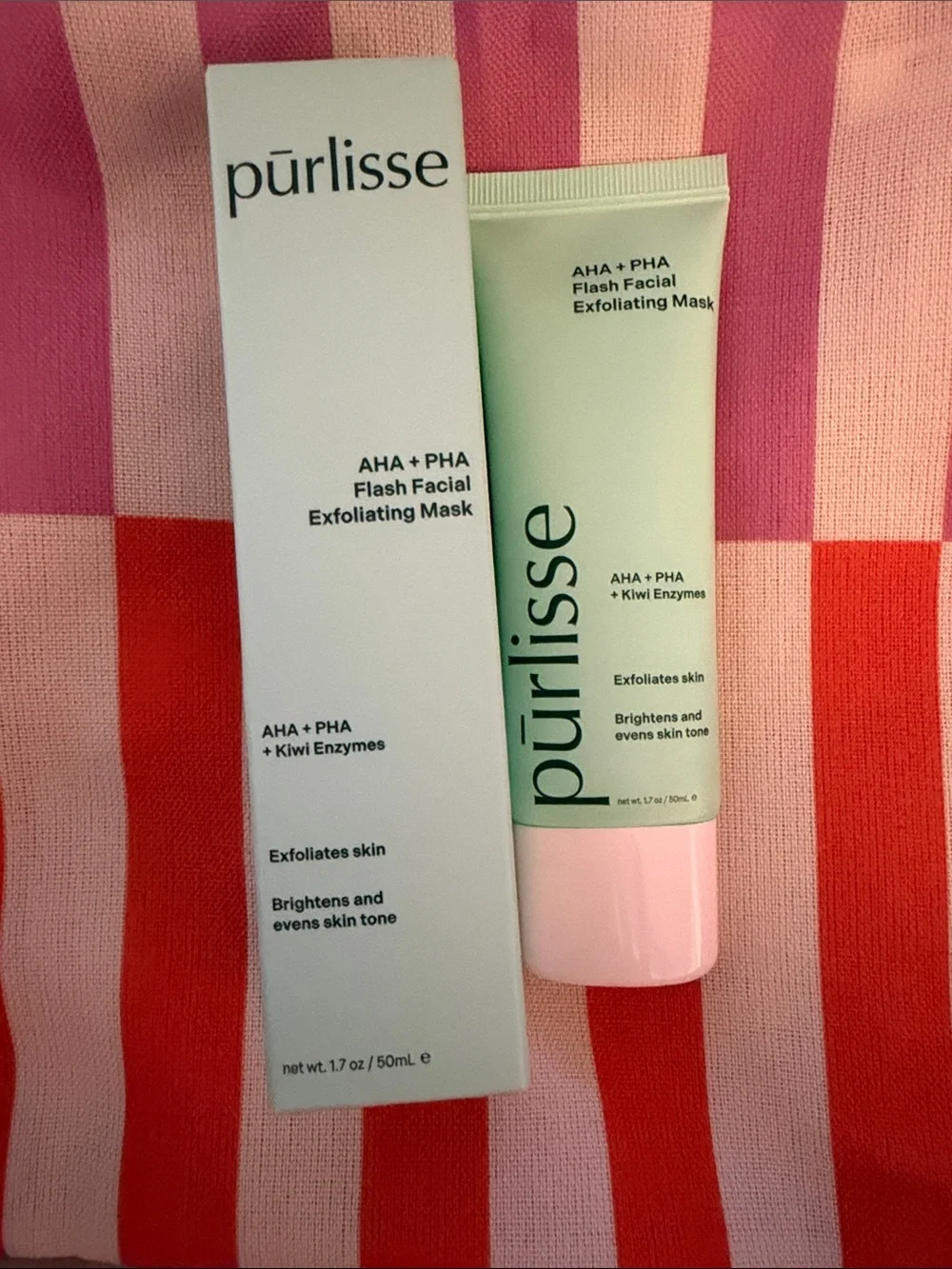 Purlisse AHA + PHA Flash Facial Exfoliating Mask - NEW